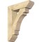 Ekena Millwork Merced Slat Rough Sawn Bracket w/ Offset Brace, Douglas Fir, 8"W x 28"D x 36"H BKT0806X28X36MRC06RDF - alternate 1